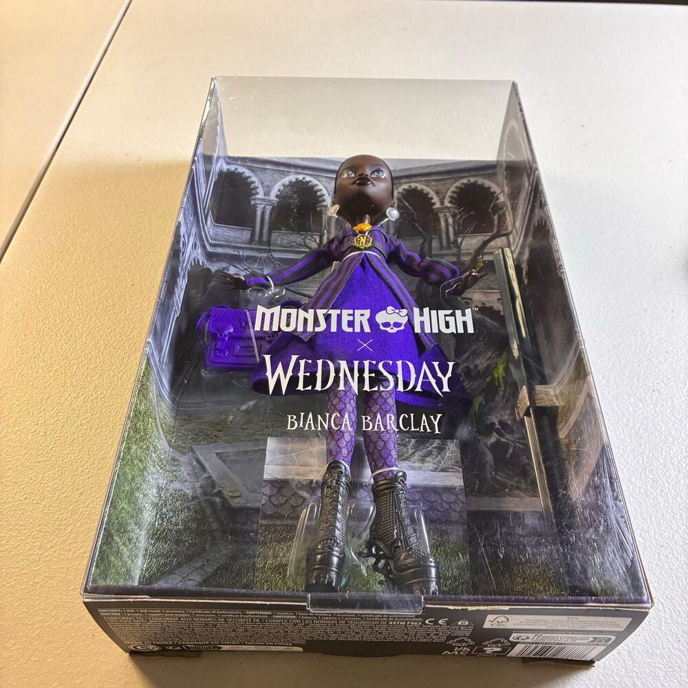 Monster High x Wednesday Bianca Barclay Doll JDR71 Nevermore Academy NIB
